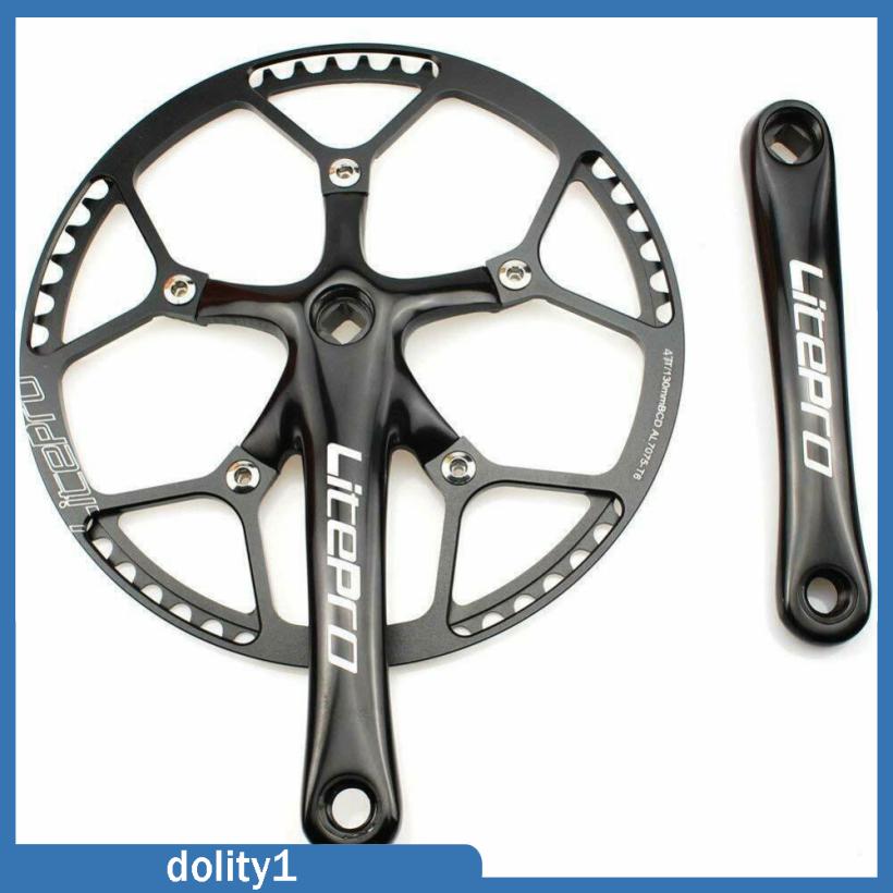 [DOLITY1]Bike Chainring Wide Single 3-8 Speed 45T-58T 130BCD Chainwheel Sprocket 45T