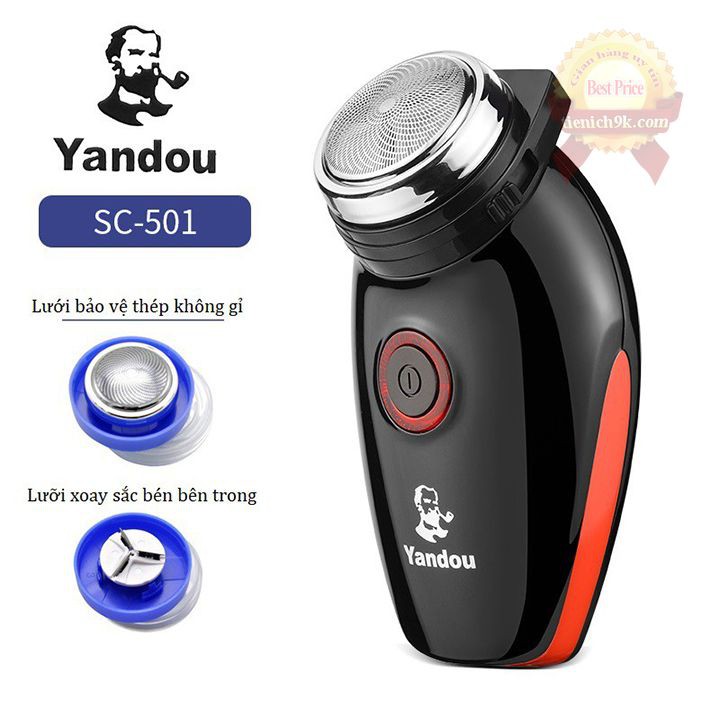 Máy cạo râu Yandou SC 501 siêu bền đầu tròn cho nam hàng nội địa