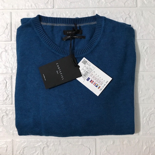 Áo nam dệt kim sweater cortefiel xuất dư