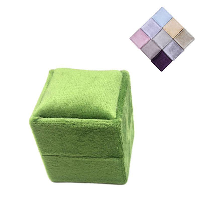 Giá Đỡ Trưng Bày Nhẫn Đôi Phong Cách Vintage Có Nắp Tháo Rời Được Dành Cho Ngày Valentine