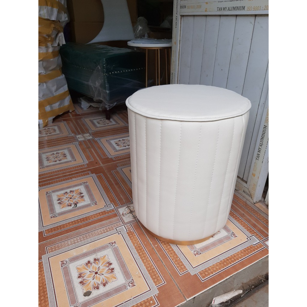 Đôn ghế bàn trang điểm RIBO HOUSE chân sắt sơn tĩnh điện,trang trí phòng ngủ - phòng khách, các tiệm làm đẹp RIBO51 | BigBuy360 - bigbuy360.vn