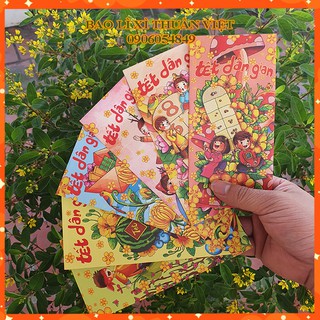 BAO LÌ XÌ 2021 - 01 BAO CHỦ ĐỀ TẾT DÂN GIAN - CHỌN NGẪU NHIÊN TRONG BỘ 6 MẪU