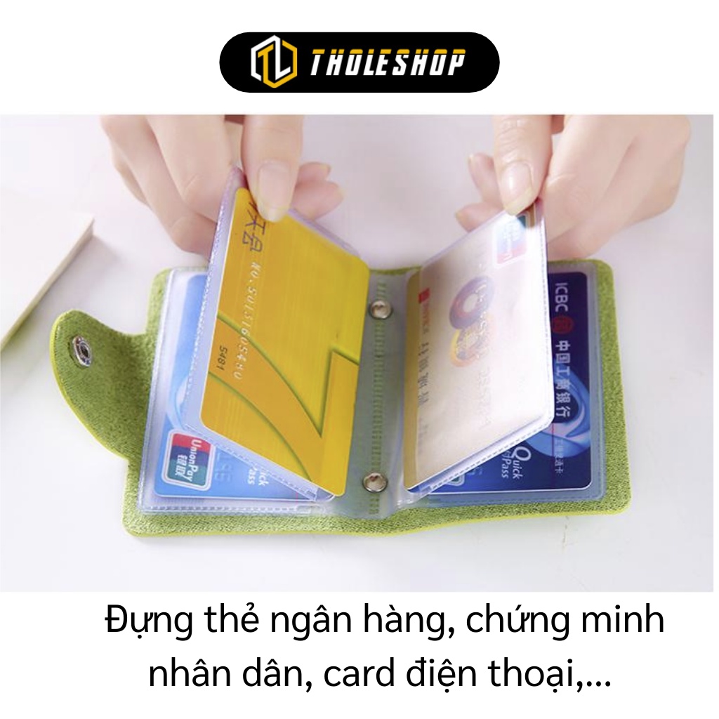 Ví Nữ Cầm Tay - Ví Mini Da Đựng Thẻ, Card Nhiều Ngăn, Nhỏ Gọn, Dễ Dàng Bỏ Túi 9205