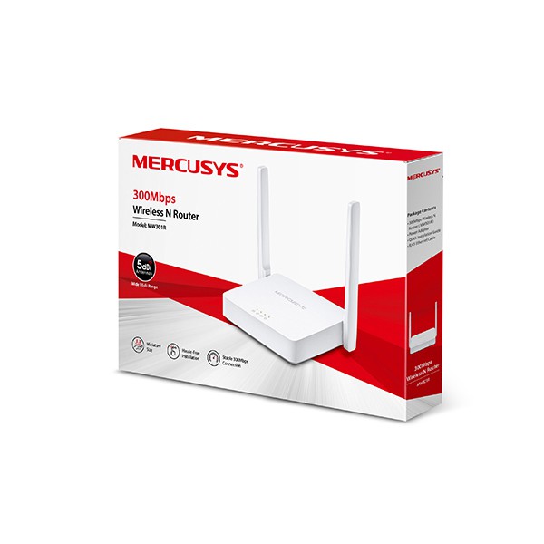 Bộ phát Wifi không dây Mercusys MW 301R 300Mbps - Hàng chính hãng | BigBuy360 - bigbuy360.vn
