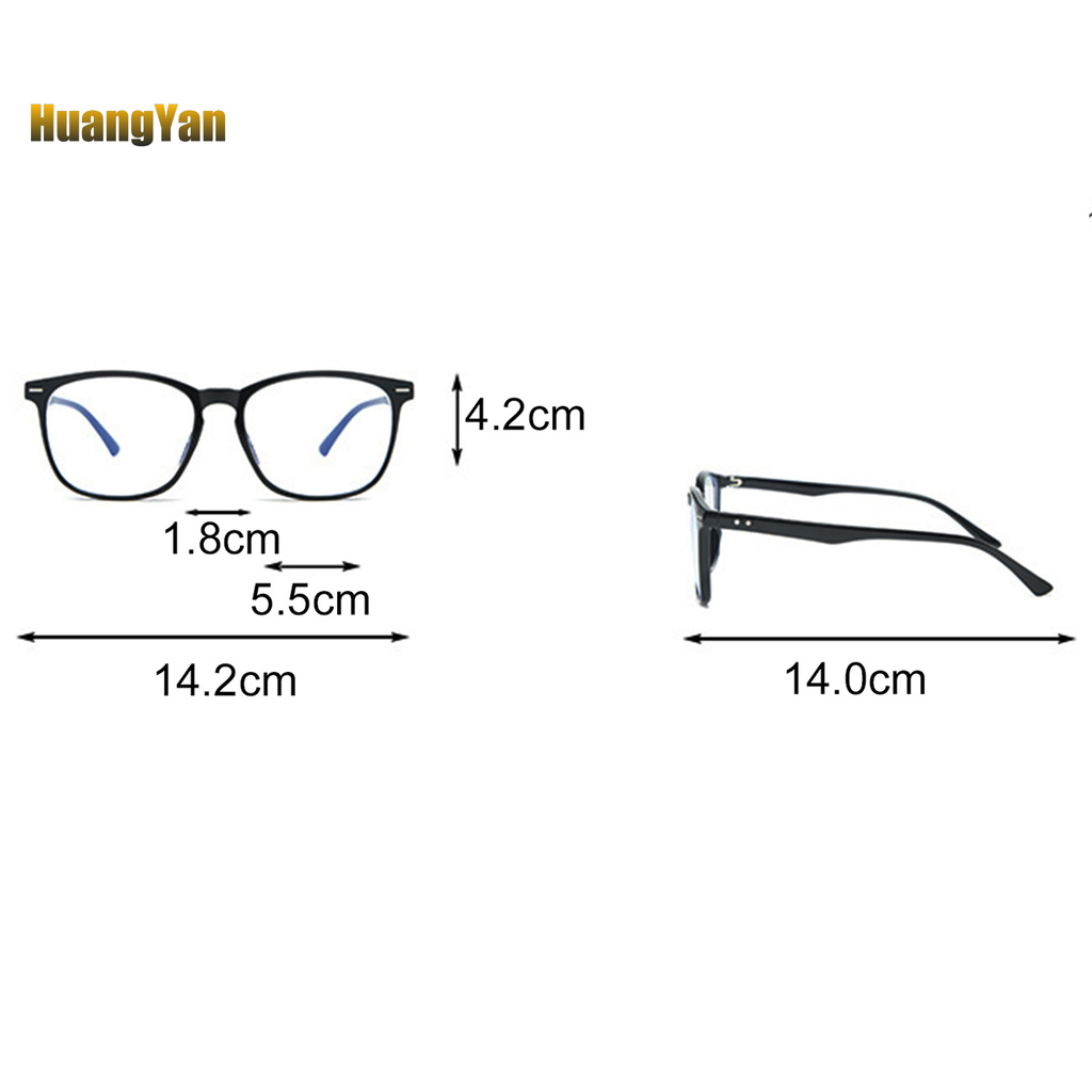 *YANJIN* Goggles TR90 Frame Anti Blue Light Skin-friendly Quality Hinge Eyeglasses for Office