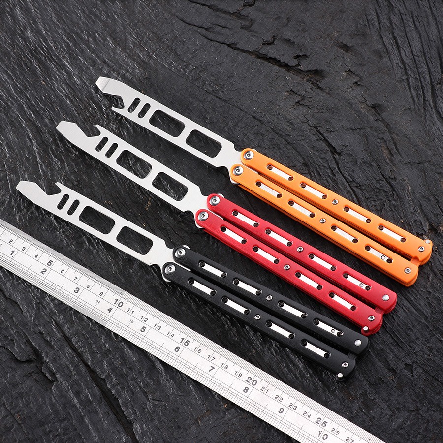 Đồ Chơi Rọc Thùng V2 tập Balisong – Không Sắc Bén – chơi được