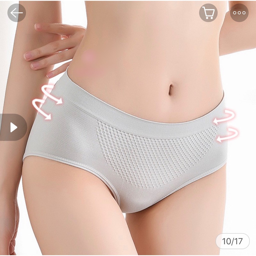 Quần lót nữ cotton tổ ong xuất Nhật, quần lót nâng mông 3D chuẩn phom siêu thấm co giãn mềm mại ODERI QLT01 | BigBuy360 - bigbuy360.vn