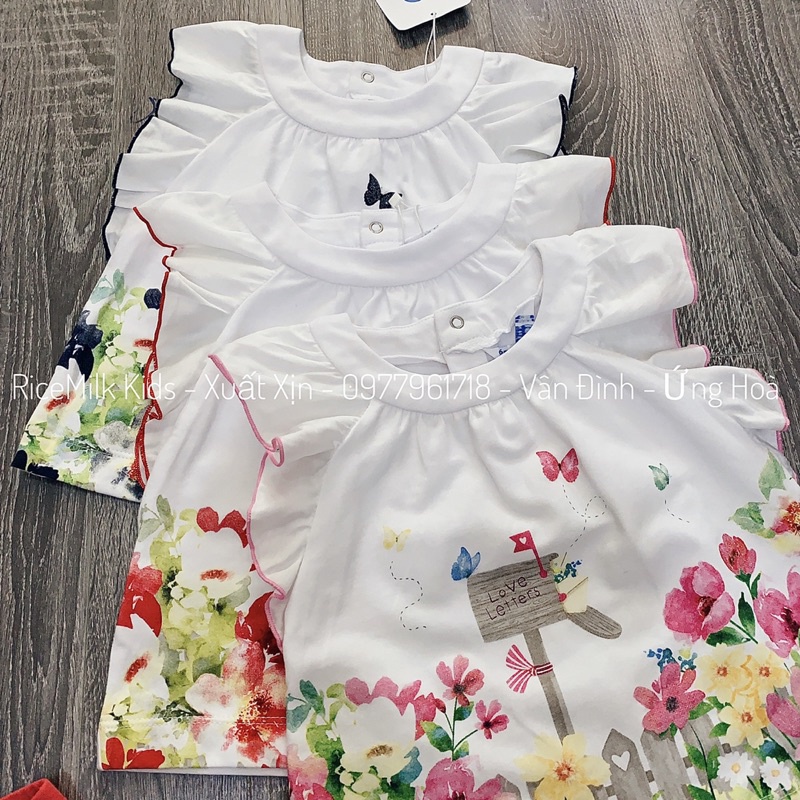 Bộ cotton mayoral áo cánh tiên quần legging xuất dư xịn