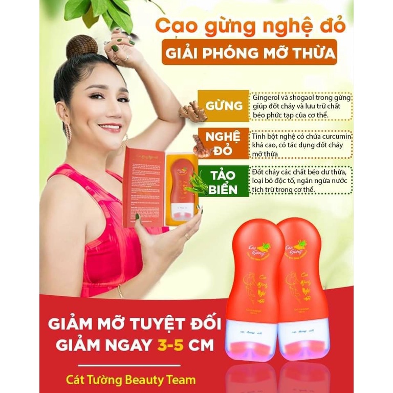 [ NEW 2022] thanh lăn cao gừng nghệ đỏ