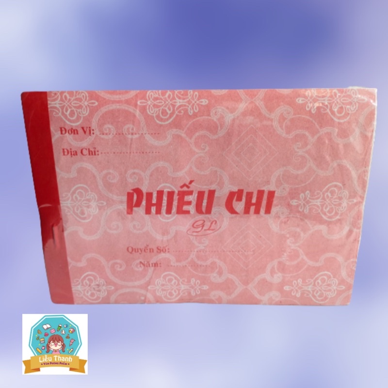 Phiếu Chi 2 liên khổ 13cmx19cm (30 bộ 80 tờ , 50 bộ 100 tờ)