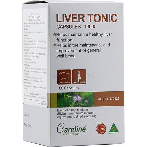Viên uống Careline Liver Tonic hỗ trợ cải thiện chức năng gan