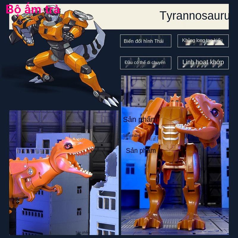 đồ chơiTank, Dinosaur, Transformers Đồ chơi 5 Cậu bé Biến thành Máy bay Trẻ em 6 Tuổi Robot Xe hơi. Con trai