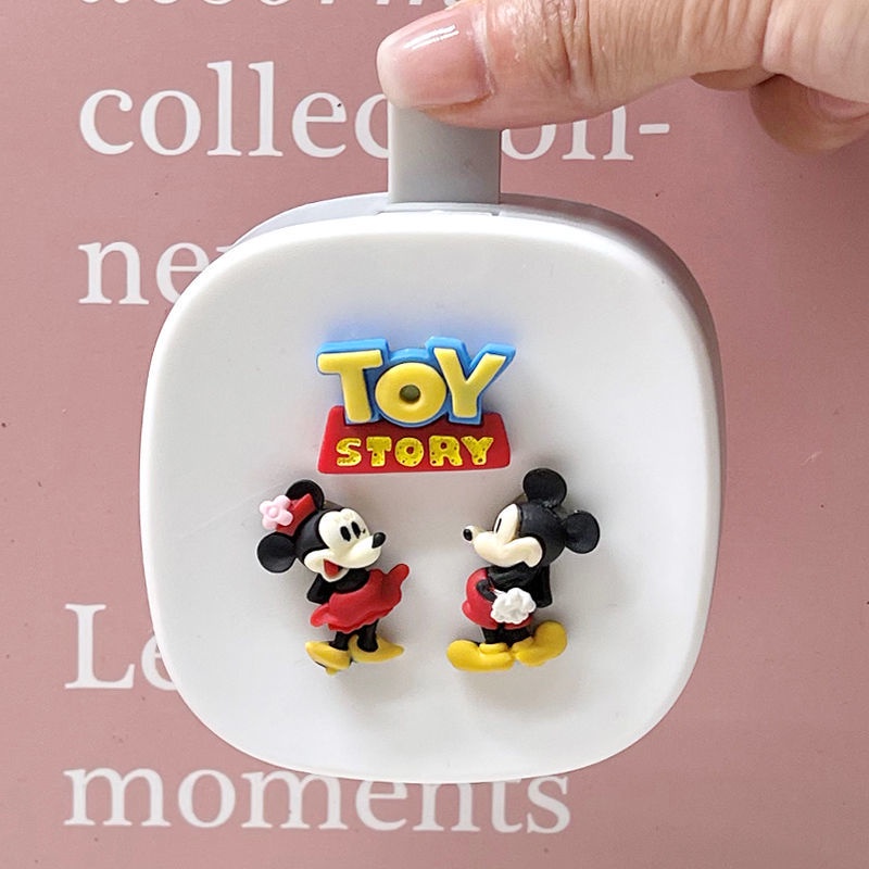 Hộp Đựng Thuốc Mini Chống Ẩm Họa Tiết Hoạt Hình Dễ Thương