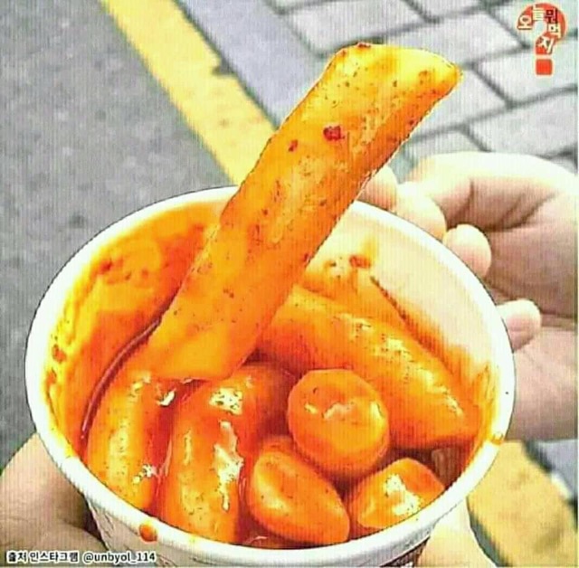 500g bánh gạo hàn quốc tokkbuki nguyên thanh