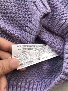 [ZARA XUẤT XỊN] Áo len cổ lông cừu Zara