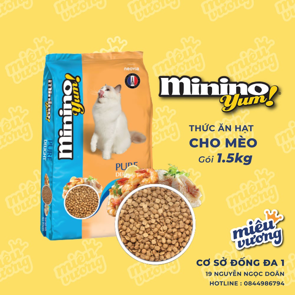 Hạt Minino Yum Cho Mèo | Gói 1.5kg