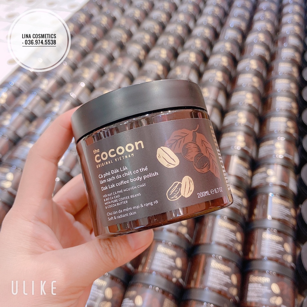 Tẩy Da Chết Mặt & Toàn Thân Cà Phê Cocoon