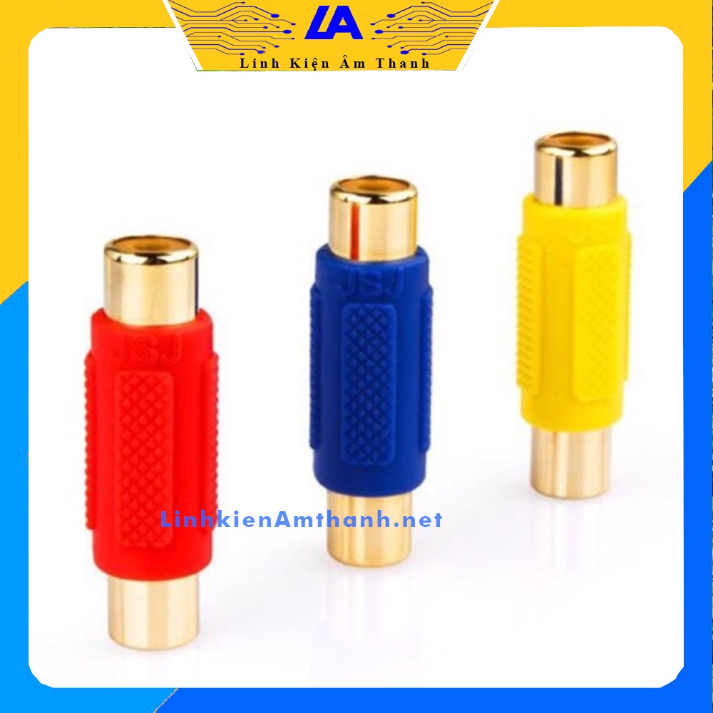 Đầu Nối AV Jack Nối AV Xi Đồng (1 Cặp 2 Cái)