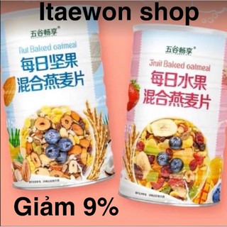 [𝗴𝗶𝗮̉𝗺 𝟵%] Ngũ Cốc Ăn Kiêng Mixed Nuts Oatmeal thập cẩm các loại hạt yến mạch 500gr