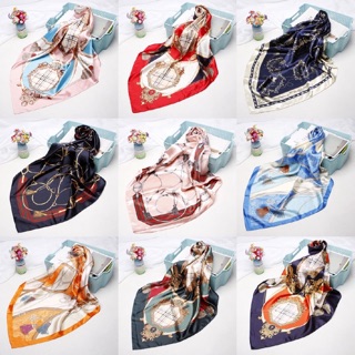 Khăn lụa bandana 90*90cm làm áo