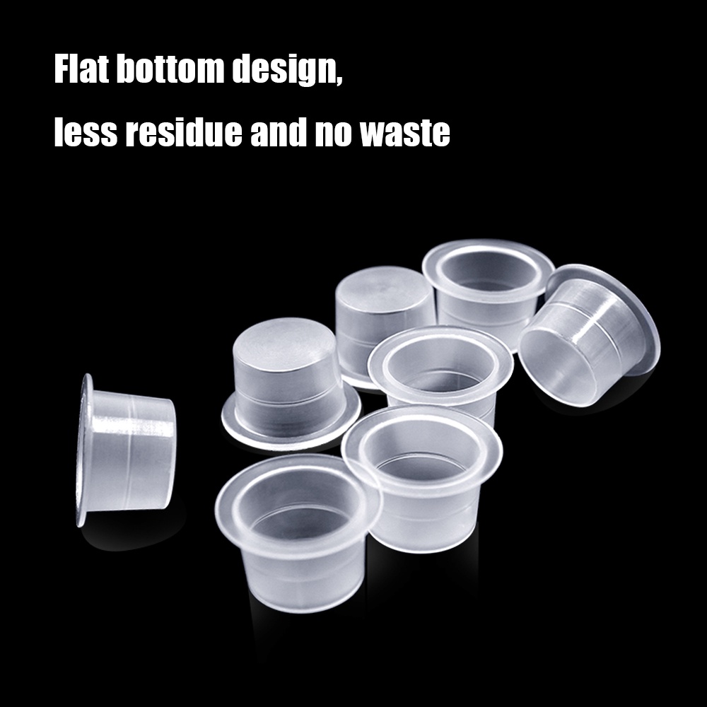 Set 1000 Cốc Nhựa Đựng Mực Xăm Dùng Một Lần Không Có Giá Đỡ Và Size S M L