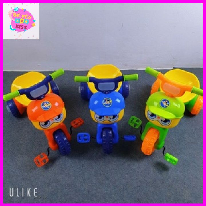 Xe đạp con kiến 3 bánh ,bánh xe phát sáng có đèn gấp gọn tiện lợi