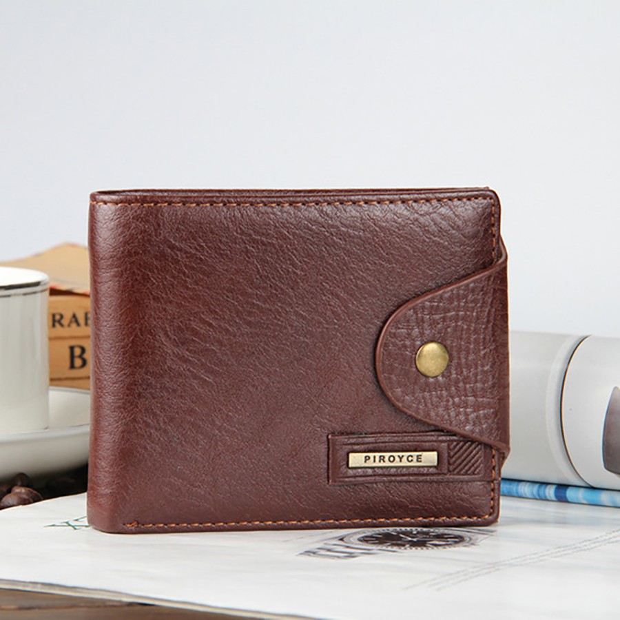 Ví da nam khuy bấm trẻ trung, phong cách Hottrend 2019