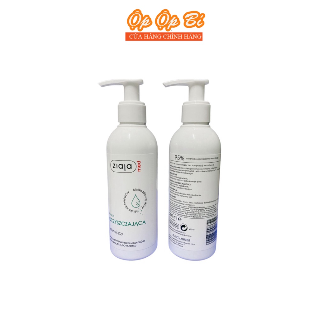 Sữa Rửa Mặt Med Xanh Giảm Mụn Dành Cho Da Dầu 200ML