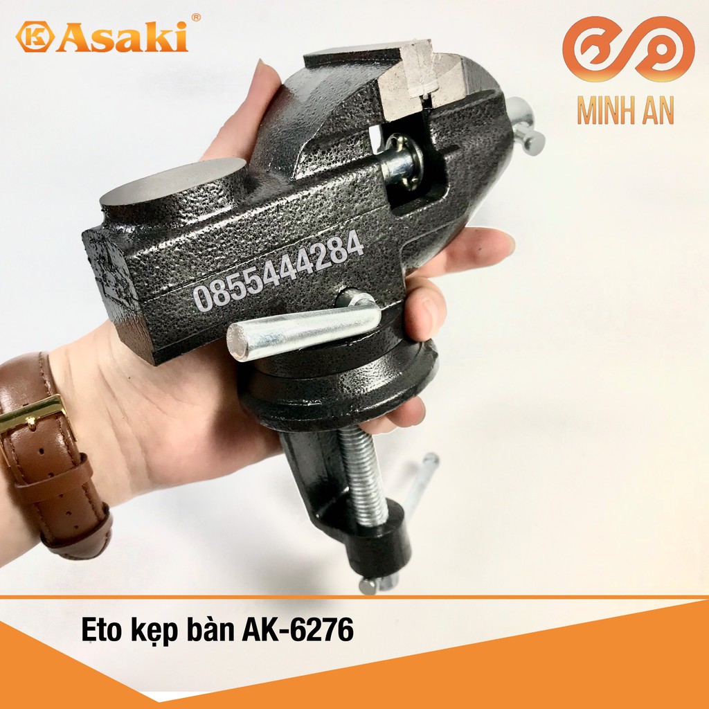 Eto kẹp bàn mâm xoay 360* ASAKI AK-6276 HVIRITA