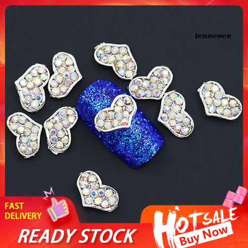 [Hàng mới về] Set 10 Sticker trang trí móng tay 3D lấp lánh DIY thời trang