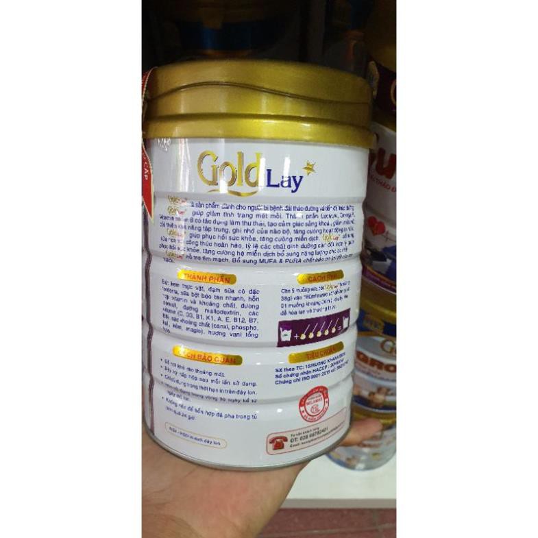 Sữa tiểu đường Goldlay Glucare 900G