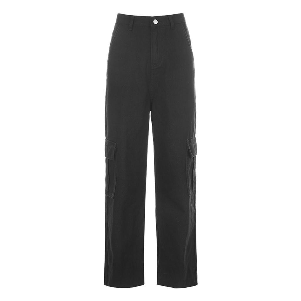 Quần Jeans Dài Ống Rộng Thời Trang Dành Cho Nữ