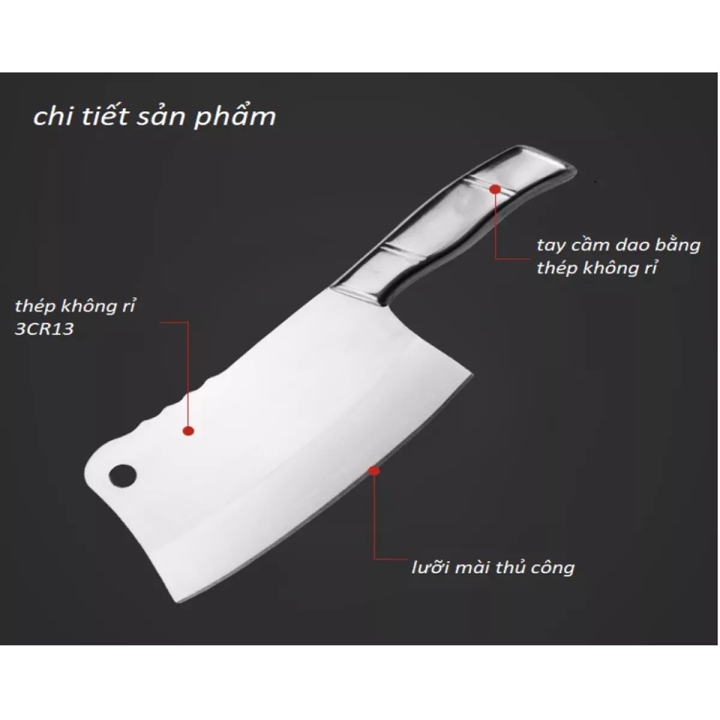 DAO CHẶT XƯƠNG SLICE KNIFE INOX SIÊU BÉN - DAO KÉO D02