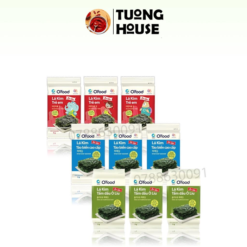 Rong biển / Lá kim Hàn Quốc O'food lốc 3 gói 15g