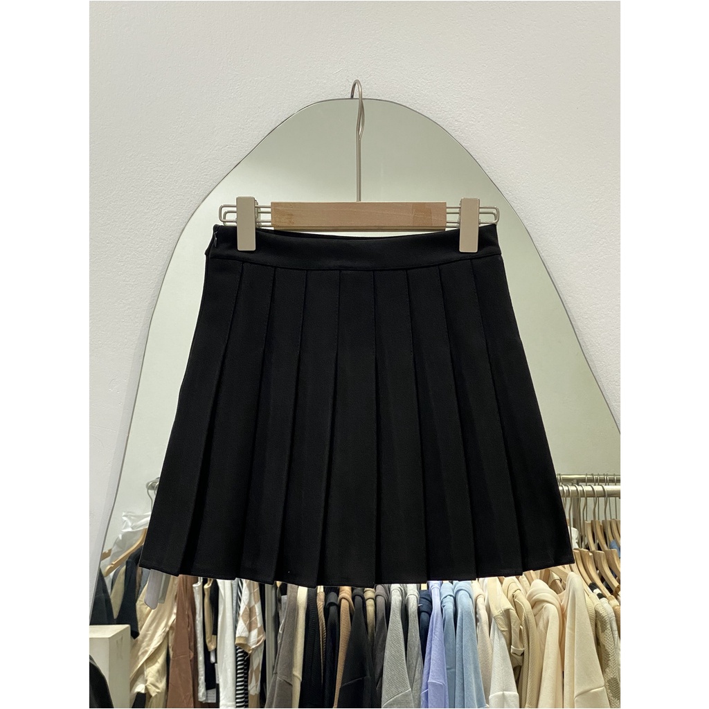 Chân váy xếp li dạ trơn CV164 SUSTORE