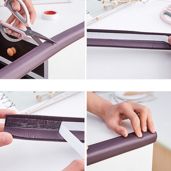 Sỉ 10 miếng xốp cạnh bàn bảo vệ nhiều màu