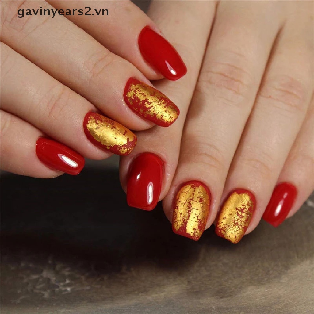 Set 2 lá vàng cấp thực tế 1/2g dùng trang trí bánh | BigBuy360 - bigbuy360.vn