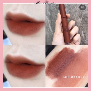 Son 3CE màu taupe đỏ nâu gạch