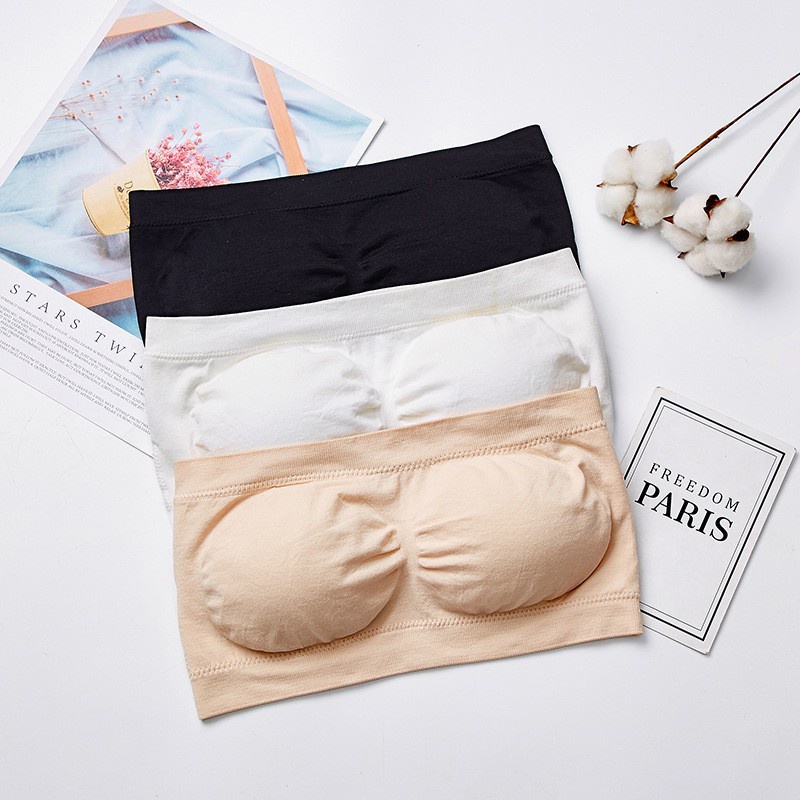 Áo bra không dây mút mỏng, Áo ngực không gọng chất cotton mềm mịn, thoáng mát SAVILL B7735