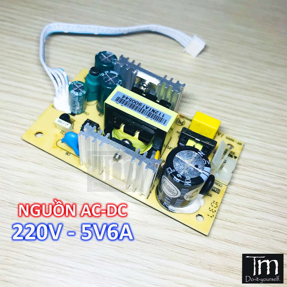 Nguồn AC-DC Không Vỏ 5V5A Loại Tốt Đủ Công Suất