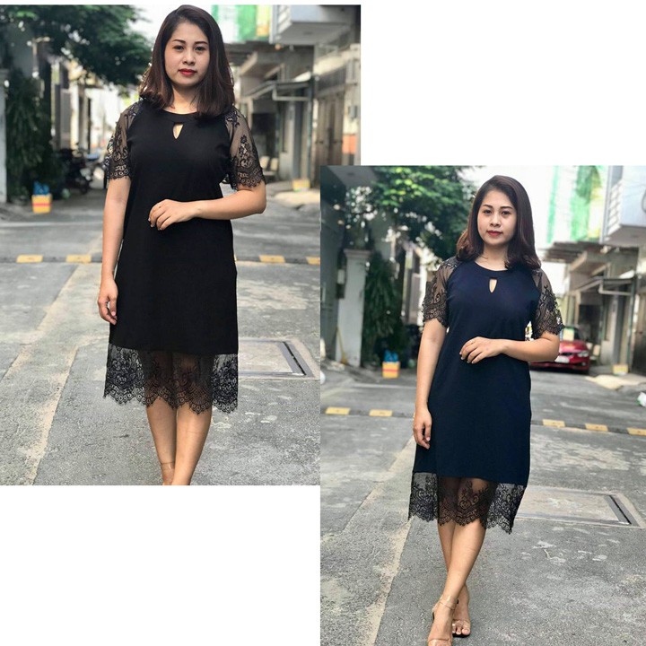 Đâm trung niên big size phối ren