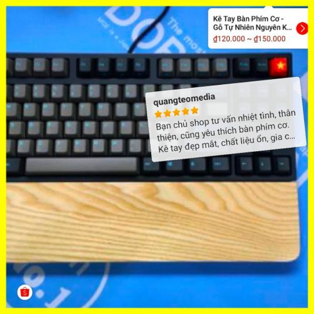 Kê Tay Bàn Phím Cơ - Gỗ Tự Nhiên Nguyên Khối | BigBuy360 - bigbuy360.vn