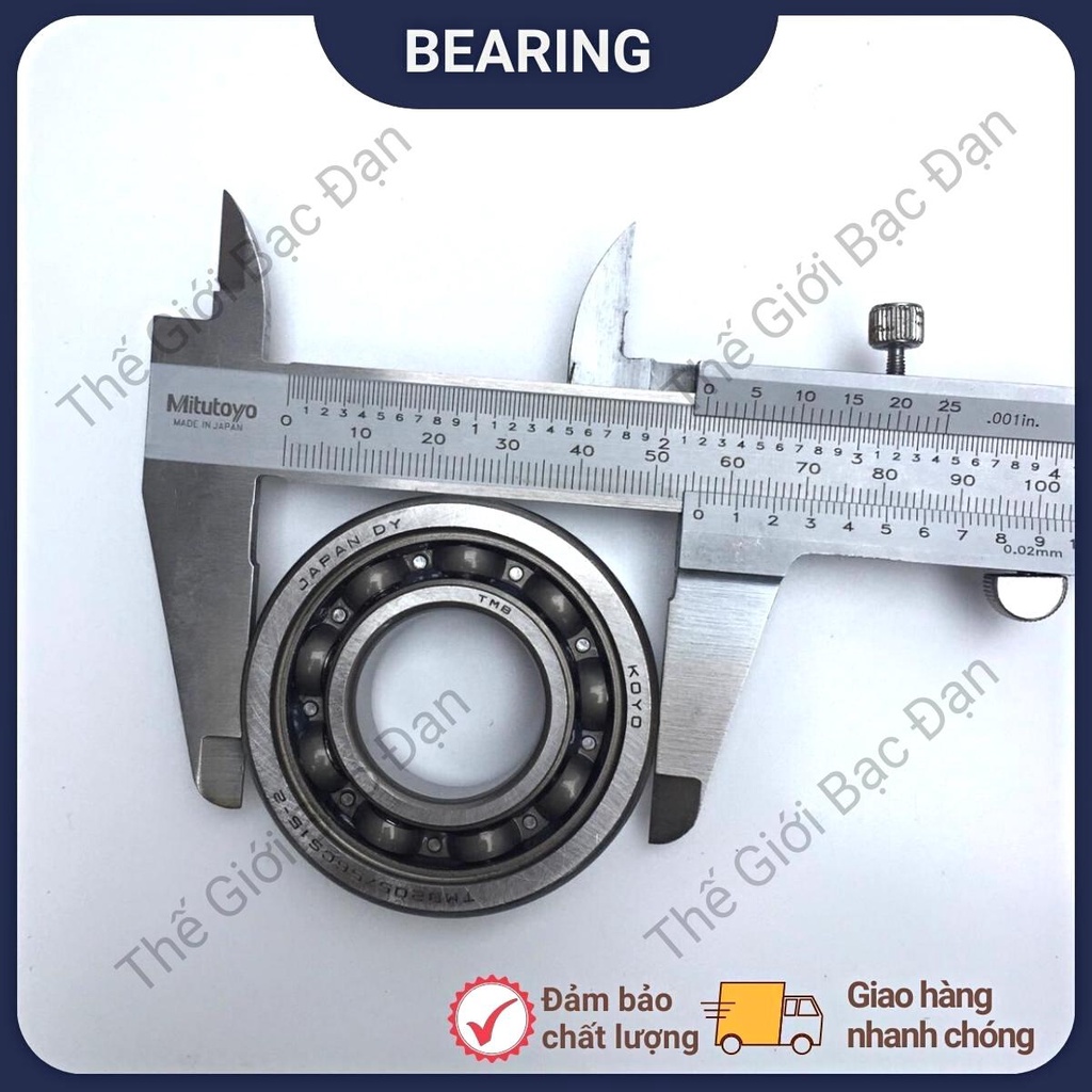 Vòng bi bạc đạn 6205 (56mm) ZZCM KOYO -hàng đẹp - chất lượng cao -Thế Giới Bạc Đạn