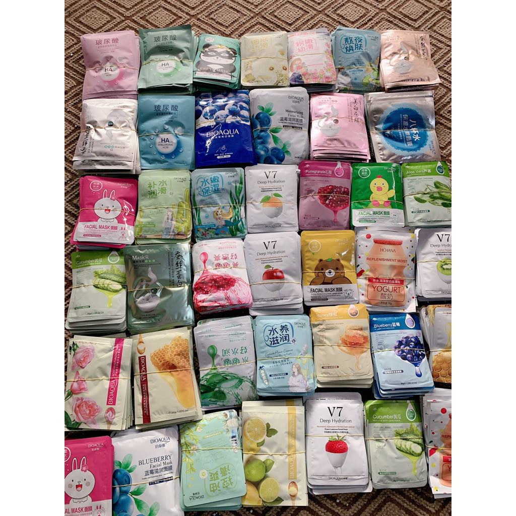 Combo mix 50 miếng mặt nạ nội địa trung B117
