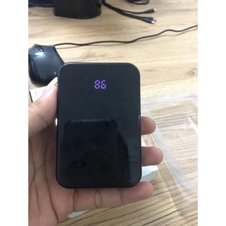 Pin sạc dự phòng smart Power Box 10000mah mặt kính hiển thị % pin rõ nét chính hãng giá tốt luis.shop1 eleven_shop111