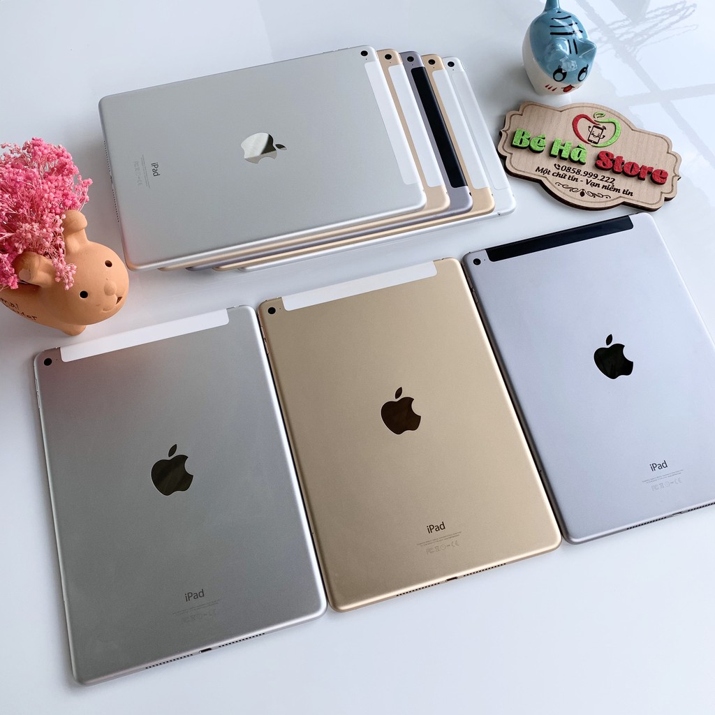 Máy Tính Bảng iPad Air 2 (4G + Wifi) Quốc Tế Chính Hãng - Zin Đẹp 99% - Ram 2Gb / Có vân tay [Tặng Ốp Lưng Xịn] | BigBuy360 - bigbuy360.vn