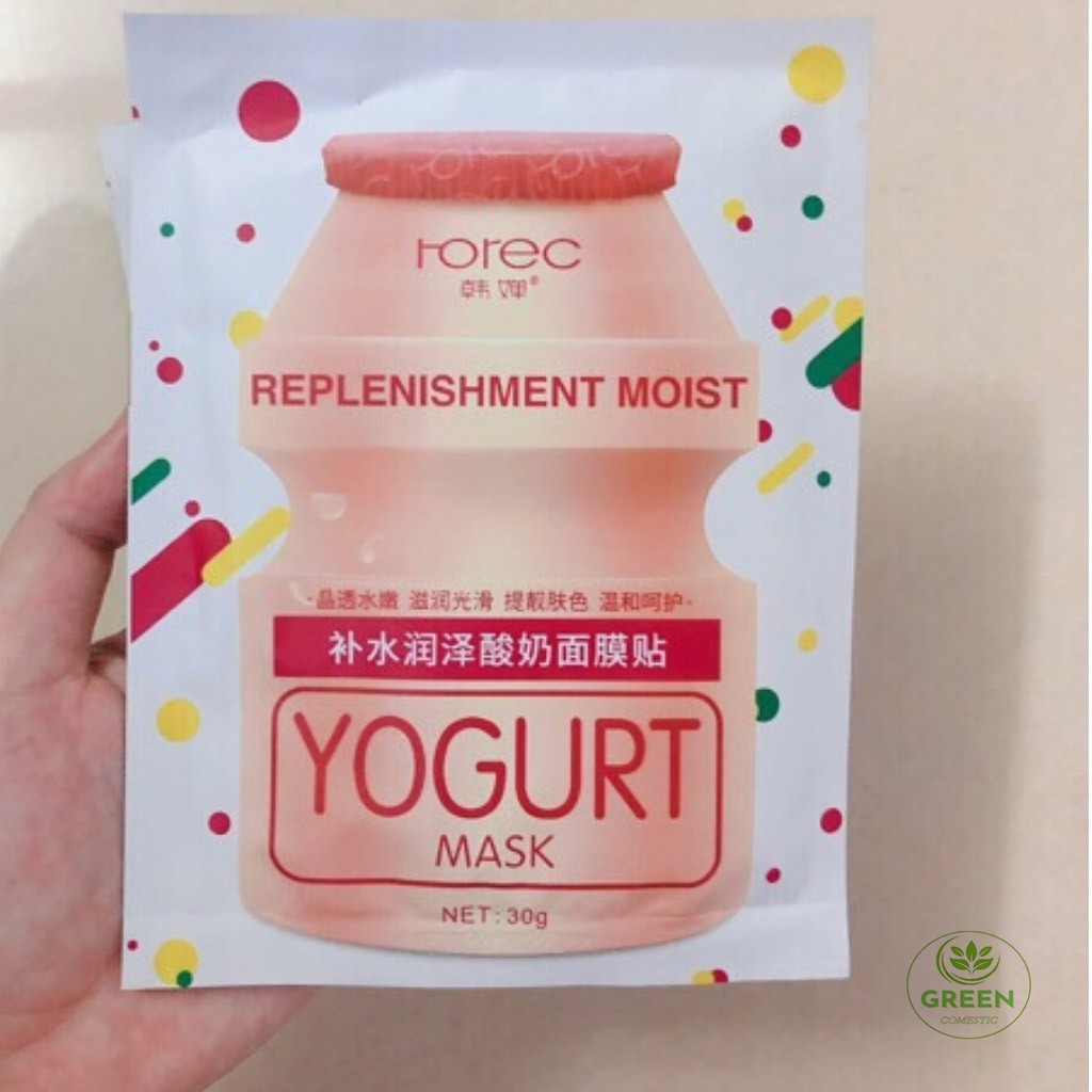 Mặt Nạ Dưỡng Da Sữa Chua Yogurt Rorec – Mặt Nạ Trắng Da Mờ Nám Giảm Thâm Tàn Nhan, Cung Cấp Vitamin Giúp Da Trắng Sáng