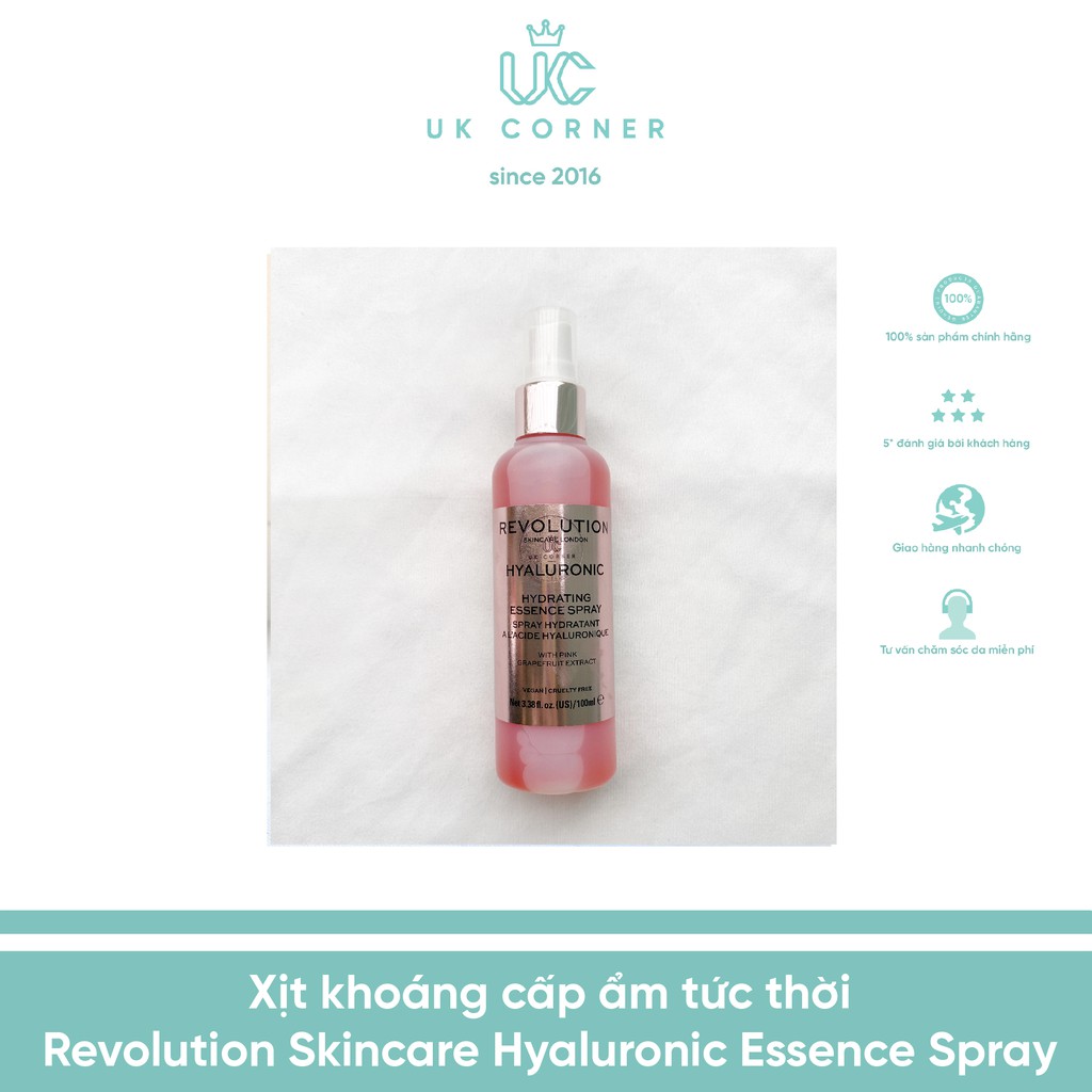 Xịt khoáng dưỡng đa năng Revolution Sáng da/ Cấp ẩm/ Giảm dầu 100ml