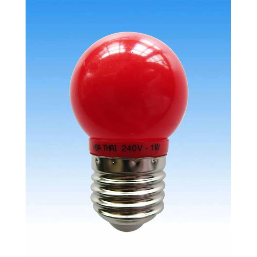 ⚡️2 Bóng đèn led chanh 1w Hòa Thái - đèn trang trí bàn thần tài- Giá cho 1 vĩ 2 bóng⚡️