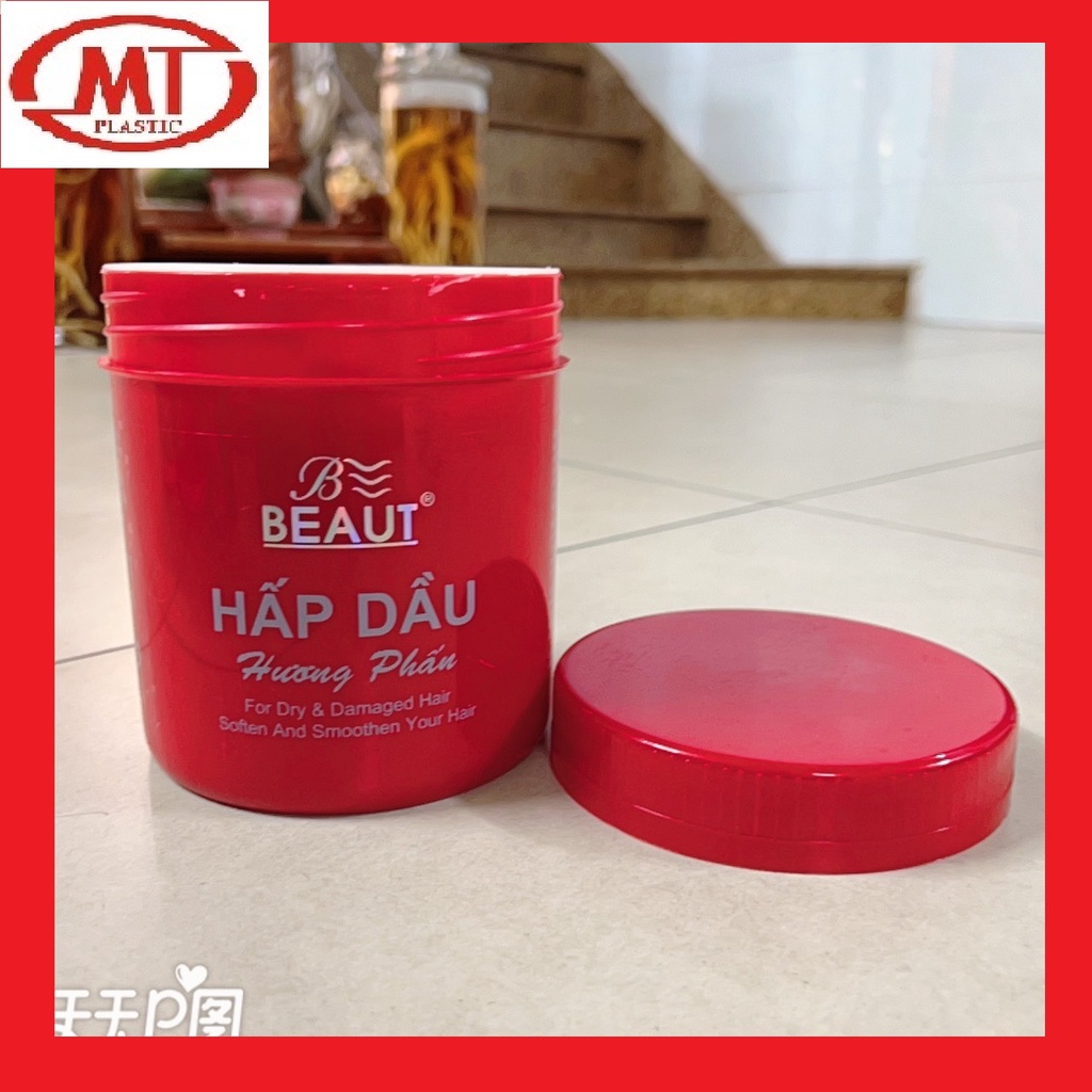 Kem hấp dầu Beaut hương phấn Siêu thơm mượt hộp 888ml sx thoe tiêu chuẩn GMP